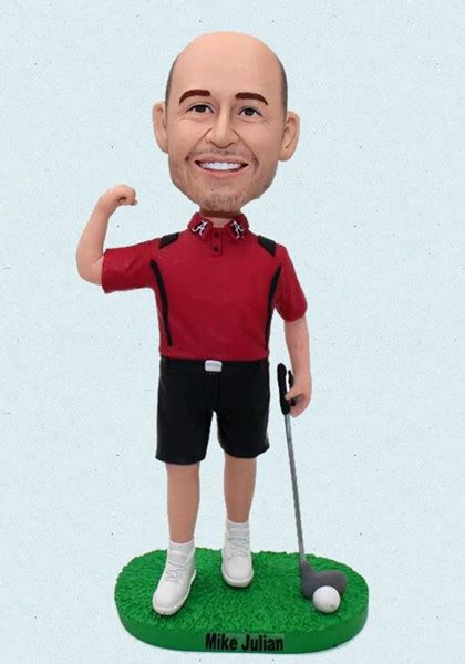 Personalized Bobbleheads Golf Player [bm203] Usd63 80 Custom Bobbleheads Personalized