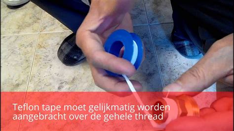 Hoe Te Teflon Tape Ptfe Correct Te Gebruiken Youtube