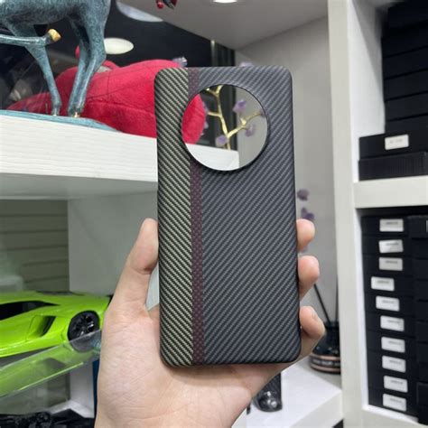 100% натуральный кевлар карбонового покрытия чехол Huawei Mate 50 Pro ...