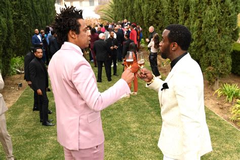 JAY-Z and Diddy at the 2020 Roc Nation Brunch in LA | Celebrities at the 2020 Roc Nation Brunch ...