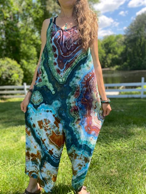 Womens Cropped Harem Jumpsuit Womens Hippie Clothes Boho Etsy