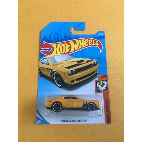 Jual HOT WHEELS HOTWHEELS 15 DODGE CHALLENGER SRT KUNING HELLCAT ORIGINAL Jakarta Selatan