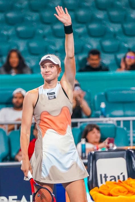 Elena Rybakina Of Kazakhstan Celebrates Victory After Semi Final Match