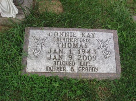 Connie Kay Weatherford Thomas Find A Grave Memorial