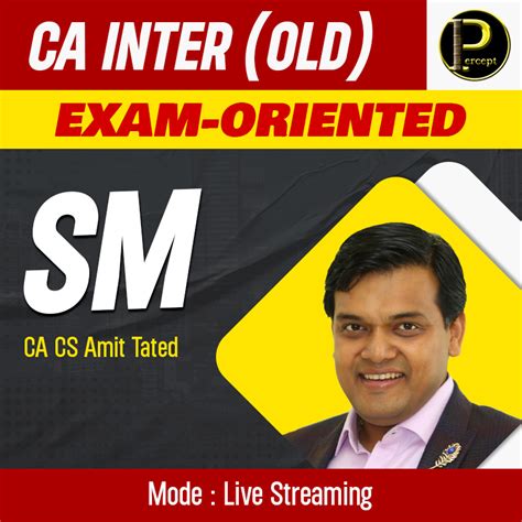 Ca Inter Sm Exam Oriented New Batch By Ca Amit Tated