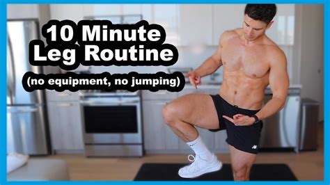 Minute Leg Workout No Jumping Required Sam Cushing Youtube