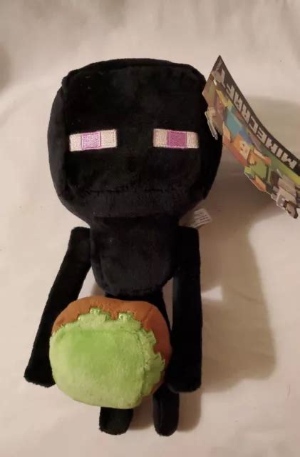 Minecraft Enderman Happy Explorer Jinx Mojang 8” Black Stuffed Plush £16 04 Picclick Uk