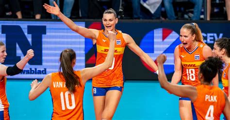 TeamNL Volleybaldames Winnen Bronzen Medaille Op EK