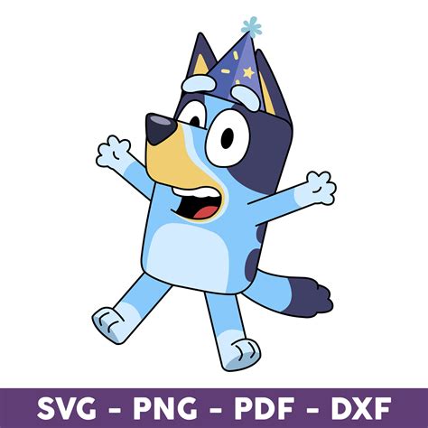 Bluey Png, Bluey Birthday Party Png, Bluey, Circut, Birthday | Inspire ...