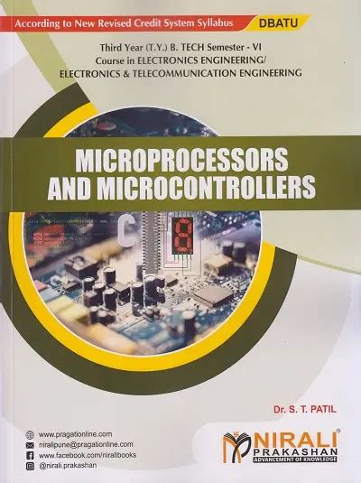 Nirali Microprocessors And Microcontrollers Third Year T Y B Tech Course In Electronics And