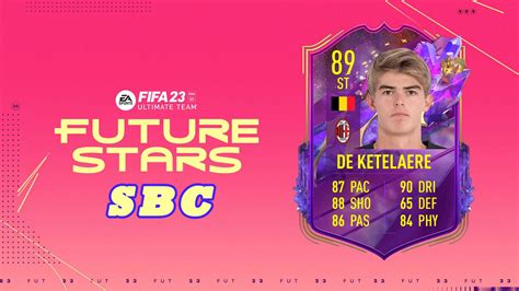 FIFA 23 SBC Charles De Ketelaere Future Stars Svelata La Carta Stelle