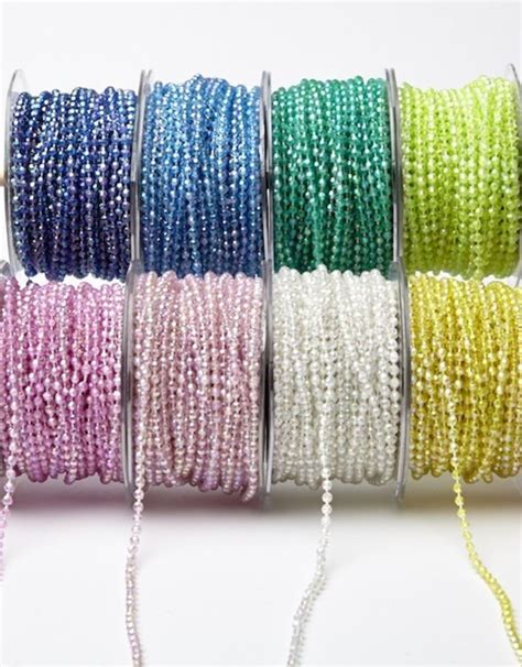 Beads On String Roll 8mm Plain Assorted Colors Samaroos Limited