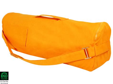 Sac Tapis De Yoga Chic Et Cool Coton Bio Cm X Cm Orange