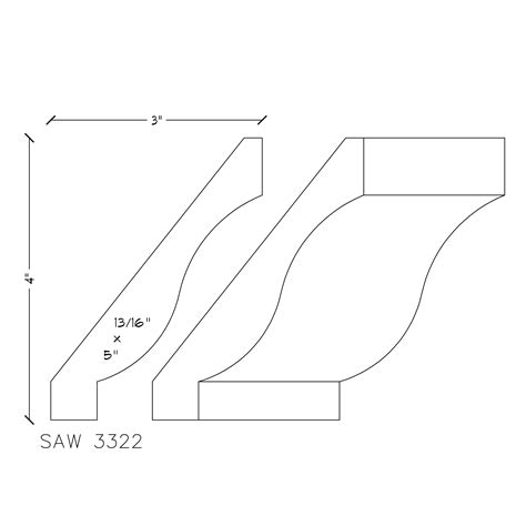 SAW #3322 - Saw Moulding