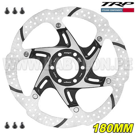 Disco De Freno TRP Rotor TR180 42 E MTB 6 Tornillos Disipador 180mm