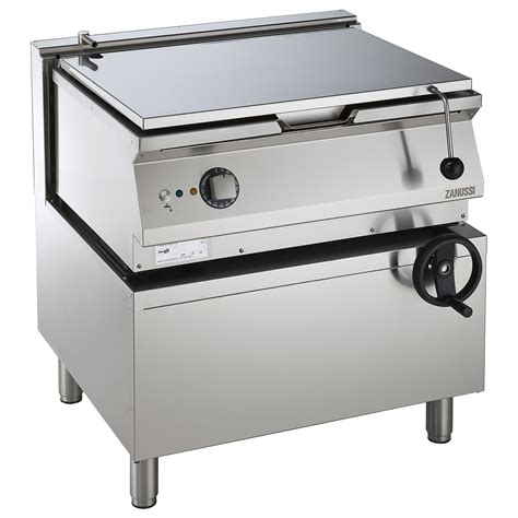 Zanussi Electric 800mm 60L Manual Tilting Bratt Pan With Duomat Bottom