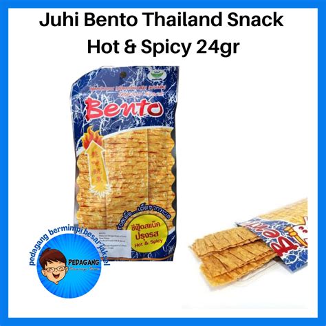 Jual Juhi Bento Thailand Snack Hot Spicy 24gr Snack Thailand