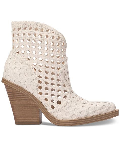 Jessica Simpson Womens Lukkah Caged Wedge Booties Macys