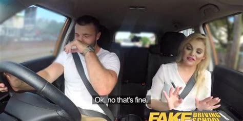 Fake Driving School Sexy Busty Posh Blonde Examiner Fucked Tnaflix