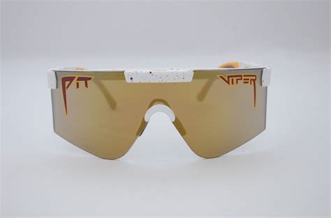 Pit Viper The District 2000 Glasses New In Box White Burgundy Yellow Ebay