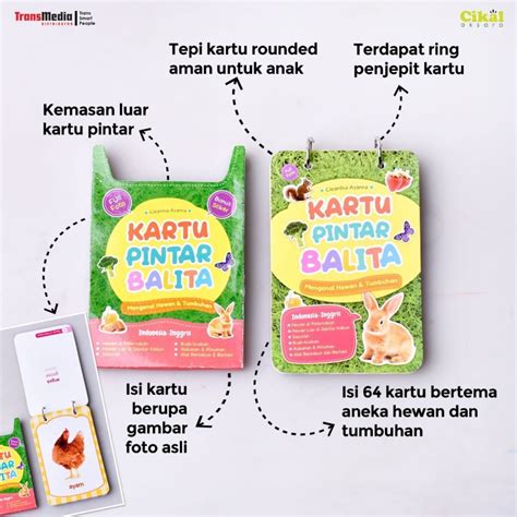 Jual KARTU PINTAR BALITA MENGENAL HEWAN TUMBUHAN Shopee Indonesia