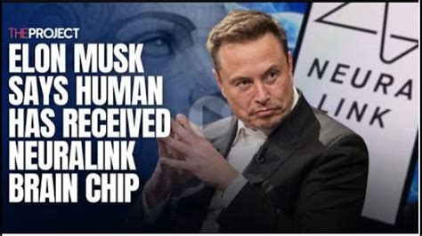 Elon Musk Says Human Has Received Neuralink One News Page Video