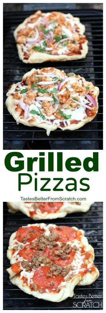 Grilled Pizzas Recipe And Tutorial On