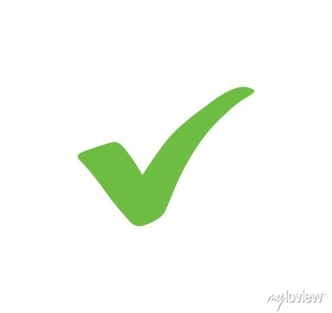 Green Check Mark Check Mark Icon Success Check Mark Icon Fototapete