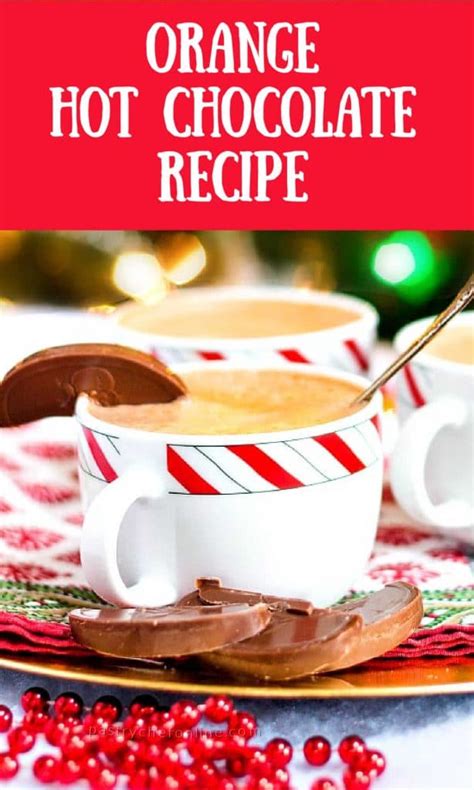 Orange Hot Chocolate Recipe