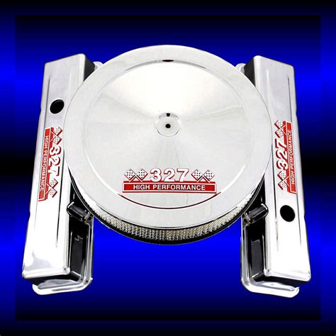 Mcc S Chrome Emblem Valve Cover Air Cleaner Combo Factory Height