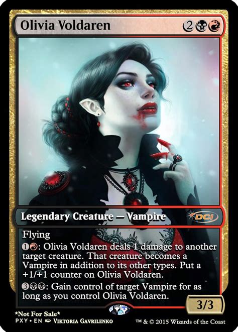 Olivia Voldaren Magic The Gathering Cards Magic The Gathering Mtg