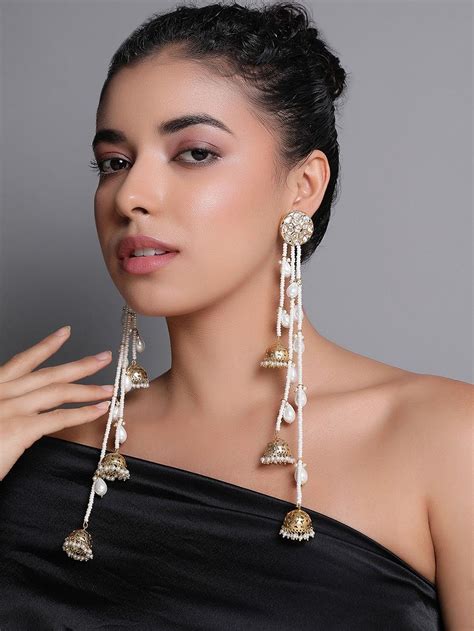 Buy Gold Plated Handcrafted Brass Earrings Xannvjw Xag The Loom