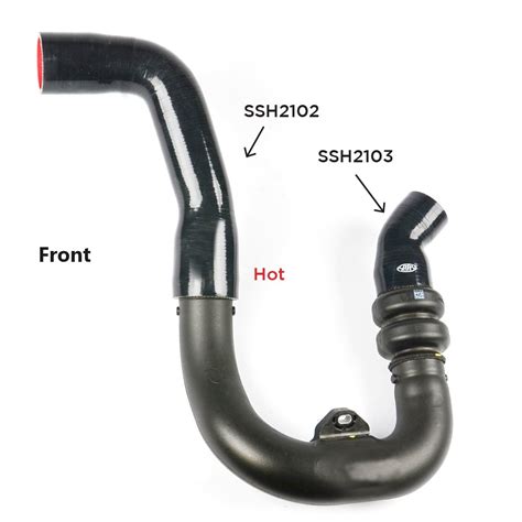 Saas Silicone Intercooler Replacement Rear Pipe Ford Px Ranger Mazda