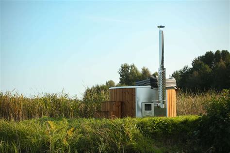 Hot Pot Deluxe Thermoholz Mit Led Hydro Hotpot Badefass Ch