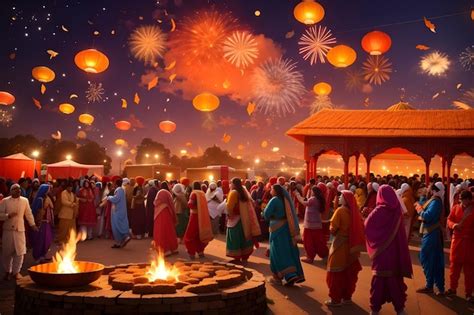 Premium Photo | The beautiful lohri festival