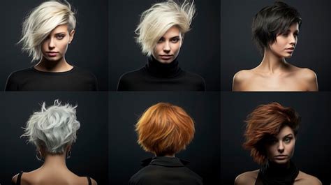 Une S Rie D Images Montrant Diff Rentes Techniques De Coupe De Cheveux