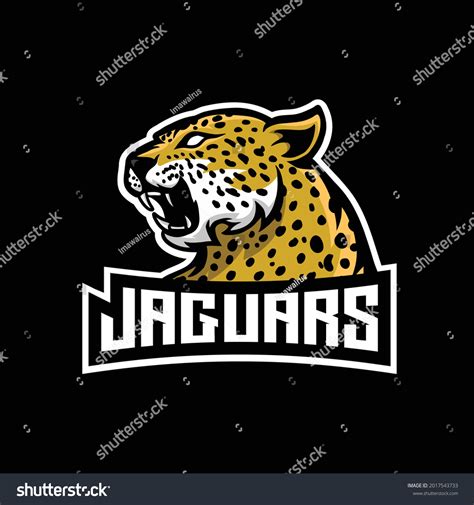 Logo De Jaguar Mascot Esport Ilustración Vector De Stock Libre De Regalías 2017543733