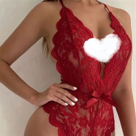 New Hot Sexy Lingerie Women Erotic Pajamas Lace Lingerie Sex Deep V