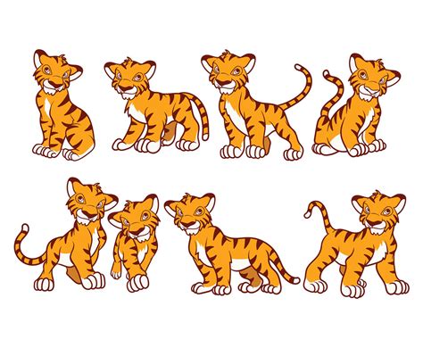 Free Cartoon Tiger Vector Vector Art & Graphics | freevector.com