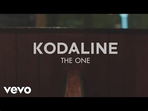 Kodaline - The One (2015) | IMVDb