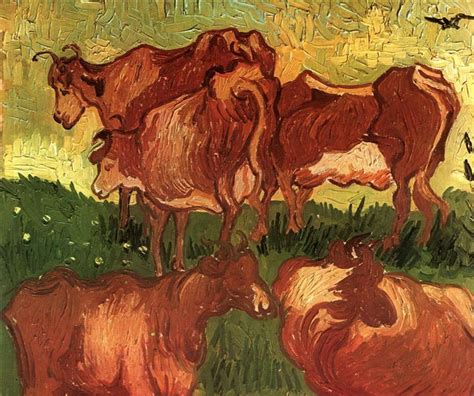 Cows, 1890 - Vincent van Gogh - WikiArt.org