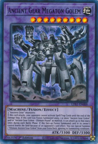 Ancient Gear Megaton Golem Yugioh Top Decks