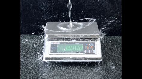 Aqua Waterproof Electronic Weighing Scale Table Top Youtube