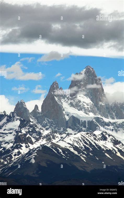 Fitz Roy And Cerro Torre Patagonia Argentina El Chalten Stock Photo Alamy