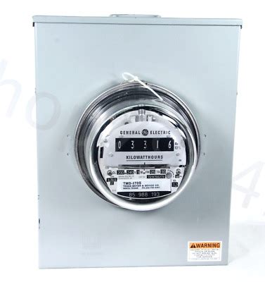 GE Electric Watthour Meter I 70 S KWH TMD 170S 3R Enclosure 14 X 11