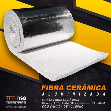 Manta Fibra Cer Mica Aluminizada Kg M C Mm Fibra Cer Mica