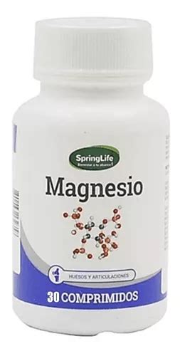 Magnesio 400 Mg Premium 30 Capsulas Springlife Cuotas sin interés