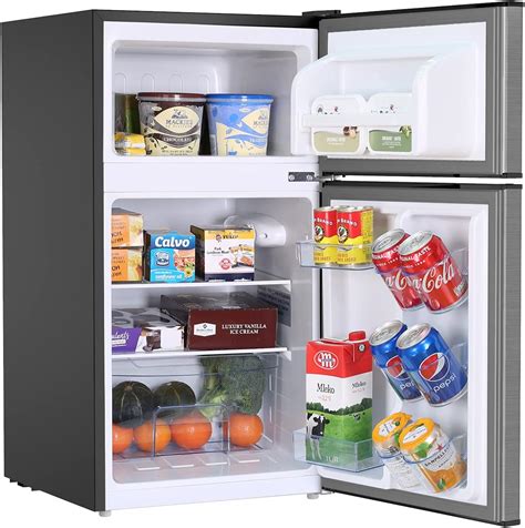 Amazon Arctic King Cu Ft Two Door Mini Fridge With Freezer