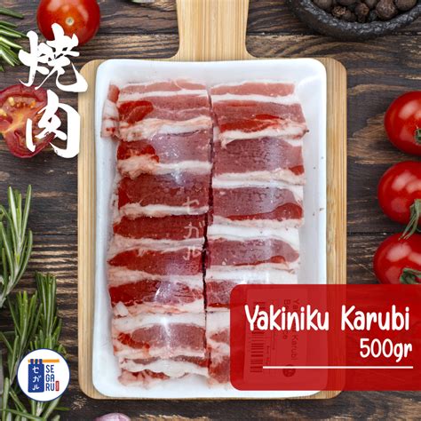 Jual Yakiniku Karubi Beef Slice Daging Sapi Yakiniku Cut Shopee