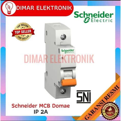 Jual MCB SCHNEIDER 1P 2A Shopee Indonesia